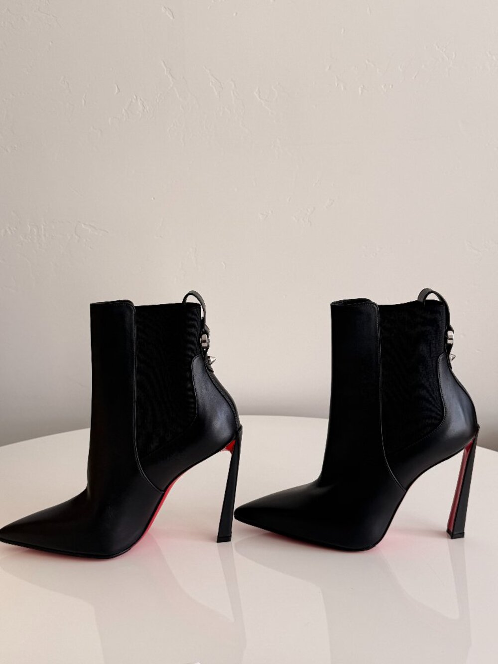 Brand New Christian Louboutin Condodo 100 Black Boots | Size 38.5